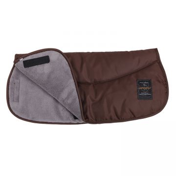 Husa carucior pentru protectia mainilor de frig BrownBeige