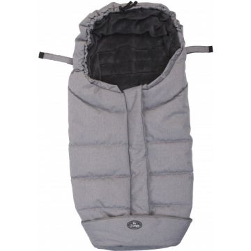 Sac de dormit pentru carucior BO Jungle Gri cu interior fleece