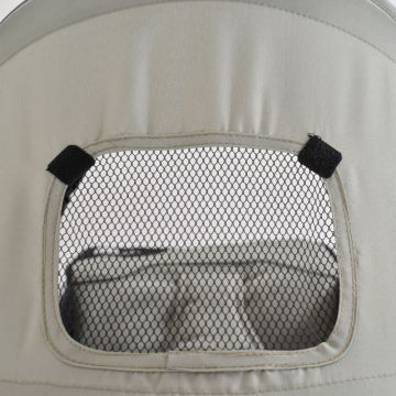 Carucior sport pentru copii Moni Jerry New Green cu spatar reglabil si pozitie somn, roti pivotante cu frana, suport picioare reglabil, cadru din aluminiu, pliabil compact tip umbrela, bara de protectie detasabila