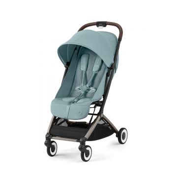 Carucior sport Cybex Gold Orfeo Stormy Blue cu cadru Taupe