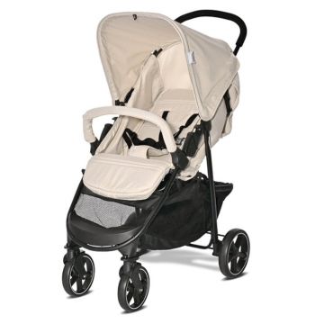 Carucior sport, Lorelli Rome, spatar reglabil multiple pozitii, 6 luni-3 ani, Beige Warm