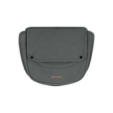 Carucior transformabil 3 in 1 KikkaBoo cu sezut reversibil,cadru din aluminiu,suspensii,copertina XXL,geanta mamici,suport pahar si husa pentru picioare incluse Kaia Dark Grey 2024 scaun auto i-Size
