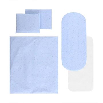 Set lenjerie pentru carucior Lorelli Blue Sky