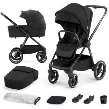Carucior 2in1 KinderKraft Nea, Greutate maxima suportata de 22 kg, Negru