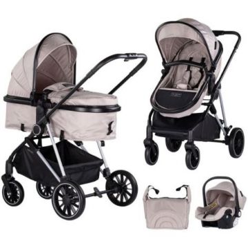 Carucior Chipolino Aura 3 in 1 tiramisu
