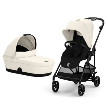 Carucior Cybex Melio Carbon 2 in 1 Canvas White