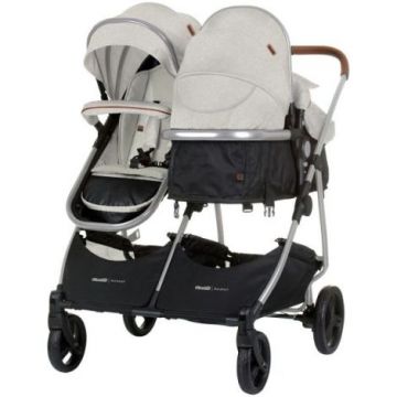 Carucior gemeni Chipolino Duo Smart 3 in 1 biscotta