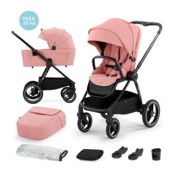 Carucior modular 2 in 1 Kinderkraft Nea, 0 - 22kg, Roz