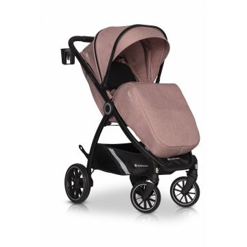 Carucior pentru nou-nascut Euro-Cart Corso cu cadru din aluminiu Rose