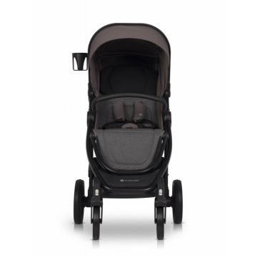 Carucior pentru nou-nascut Euro-Cart Corso cu cadru din aluminiu Taupe