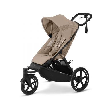Carucior sport Cybex Gold Avi Spin Almond Beige cu cadru Negru