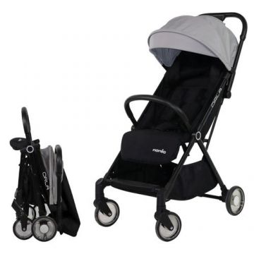 Carucior Sport Nania Orla, 0 - 15kg, Negru/Gri