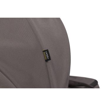 Cosulet port bebe tip landou Euro Cart Doblo CarryMe, cu intaritura, cu manere pentru transport, husa de picioruse si capotina, dimensiune 72 x 30 x 21 cm, Taupe