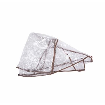 Husa de ploaie pentru carucior copii Maawo, din material rezistent Transparenta, marime universala
