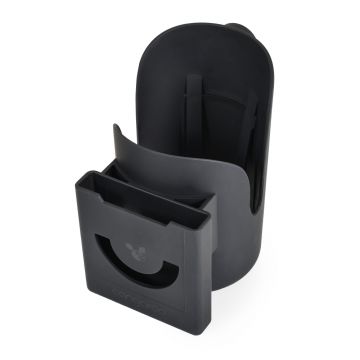 Suport multifunctional 2 in 1 pentru telefonsticlabiberon Cangaroo On The Go Negru,prindere universala cu velcro