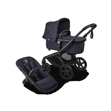 Carucior Bugaboo Fox 5  Renew Black Deep Indigo 2 in 1