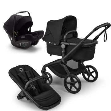 Carucior Bugaboo Fox 5  Renew Black Heritage Black 3 in 1