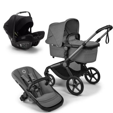 Carucior Bugaboo Fox 5  Renew Graphite Moon Grey 3 in 1