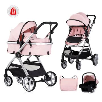 Carucior combinat Chipolino Vista 2025 Marshmallow