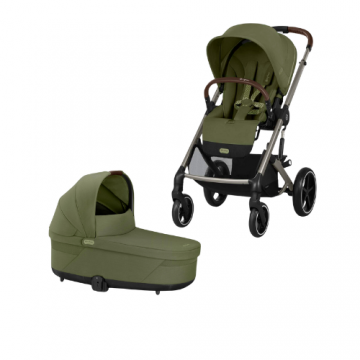 Carucior Cybex Balios S Lux 2 in 1 Taupe Green Moss