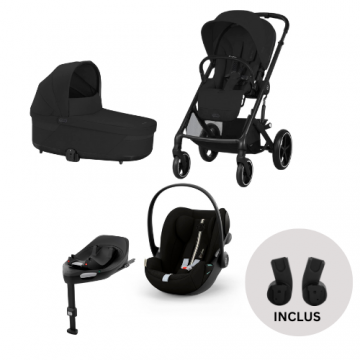 Carucior Cybex Balios S Lux 4 in 1 Black Moon Black