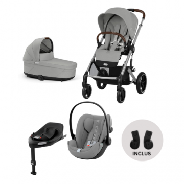 Carucior Cybex Balios S Lux 4 in 1 Silver Stone Grey
