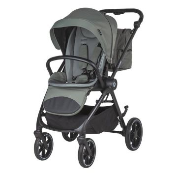 Carucior modular 2 in 1 Coccolle Serry Moss Green + Scoica auto iSize Coccolle Knox Black