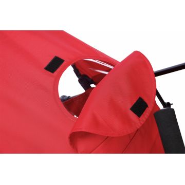 Carucior pentru copii Buf Boof sport S120 rosu cu spatar reglabil