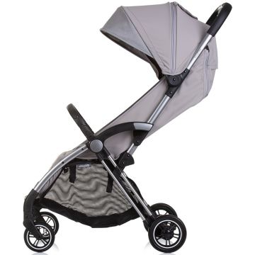 Carucior pentru copii Chipolino Illusion cloud, Pliere automata, Spatar reglabil, bara de protectie detasabila, Suport picioare reglabil, greutate suportata 22 kg