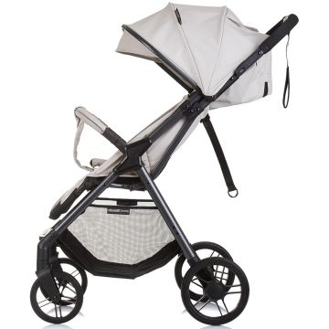Carucior pentru copii Chipolino Sparkle biscotta sport cu suspensii, spatar reglabil, centura siguranta si pliere compacta