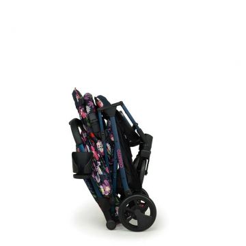 Carucior pentru copii Cosatto Woosh 3 Dalloway cu suspensii, cadru din aluminiu, sistem troller, suport pahar, greutate admisa 25 kg