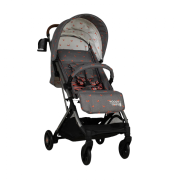 Carucior pentru copii Cosatto Woosh 4 Foxling 0-25 kg, Sistem Troller, Material Ecologic, Suport pahar, Husa de ploaie