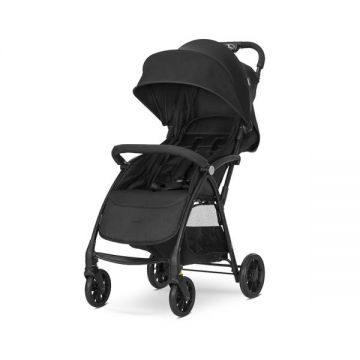 Carucior pentru copii Lorelli Fresh Black Pearl ultra-light, suport picioare reglabil, bara detasabila, suspensie, greutate admisa 22 kg