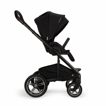 Carucior pentru copii Nuna x BMW MIXX next Negru Element cu sezut reversibil, pliere compacta, spatar reglabil, suspensii, maner parental reglabil, husa de ploaie, husa picioare