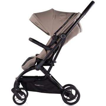 Carucior sport Chipolino Revolut Tiramisu cu sezut rotativ, varsta 0+, greutate admisa 22 kg, spatar reglabil, bara de siguranta detasabila si roti cu suspensii