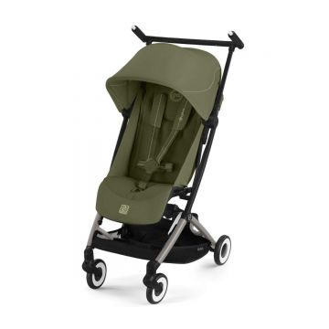 Carucior sport Cybex Gold Libelle Moss Green cu cadru Taupe