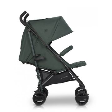 Carucior sport Euro Cart Ezzo cu pliere tip umbrela pozitie de somn si parasolar XXL Jungle, spatar reglabil in 3 pozitii, dotat cu husa de picioare, roti cu suspensii