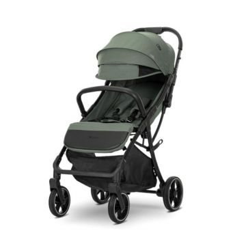 Carucior sport, Lorelli Minori, sistem de pliere cu o singura mana, spatar reglabil cu mecanism, husa textila UV 50+, Green