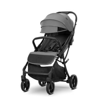 Carucior sport, Lorelli Minori, sistem de pliere cu o singura mana, spatar reglabil cu mecanism, husa textila UV 50+, Grey