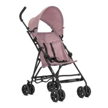 Carucior sport Lorelli Vaya ultra light, manere ergonomice, roti spate cu frana sincronizata, pana la 22 kg, 6 luni+, Roz