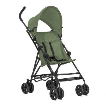 Carucior sport Lorelli Vaya ultra light, manere ergonomice, roti spate cu frana sincronizata, pana la 22 kg, 6 luni+, Verde