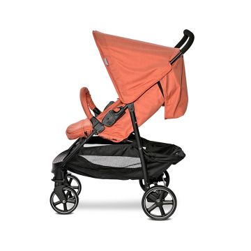 Carucior sport pentru copii Lorelli Rome Ginger 6 luni-3 ani cu spatar reglabil, bara frontala detasabila, suport picioare reglabil, greutate admisa 15 kg