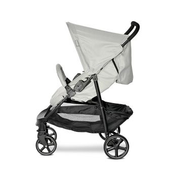 Carucior sport pentru copii Lorelli Rome Grey Ice 6 luni-3 ani cu spatar reglabil, bara frontala detasabila, suport picioare reglabil, greutate admisa 15 kg