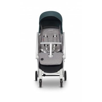 Carucior sport pliabil cu o singura mana, Cadru din aluminiu rezistent, Spatar reglabil pentru somn sau explorare, pelerina de ploaie si husa pentru picioare incluse, Colibro Clip Mirage