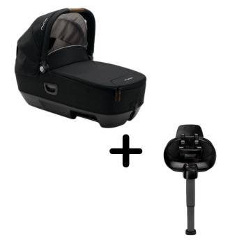 Nuna - Set Landou CARI next Caviar, 40-70 cm + Baza isofix BASE next i-Size pentru CARI next, testat Suplimentar la impact lateral, frontal si din spate Nuna - Set Landou CARI next Caviar, 40-70 cm + Baza isofix BASE next i-Size pentru CARI next, testat Suplimentar la impact lateral, frontal si din spate