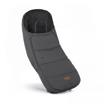 Sac de iarna, Jane, Dart, Pentru carucior, Universal, 13 x 45 x 93 cm, Material exterior hidrofug, Coal