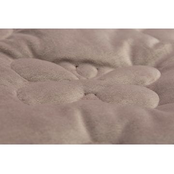 Saculet de iarna Sensillo Riviera Pink 95x45 cm, compatibil caruciorlandousanie, material matlasat elegant din catifea, orificii pentru centuri siguranta, acces cu fermoar