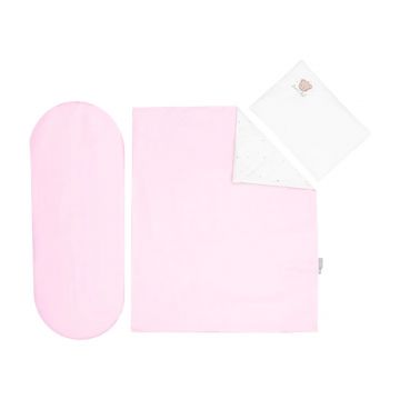 Set lenjerie pentru carucior 6 piese Kikka Boo Dream Big Roz