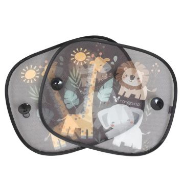 Set parasolar auto 2 buc Cangaroo Shady Color Animale