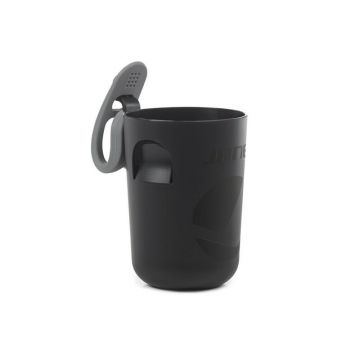 Suport pentru carucior, Jane, Universal, Pentru biberon/sticla, 15 x 5 x 21 cm, Negru